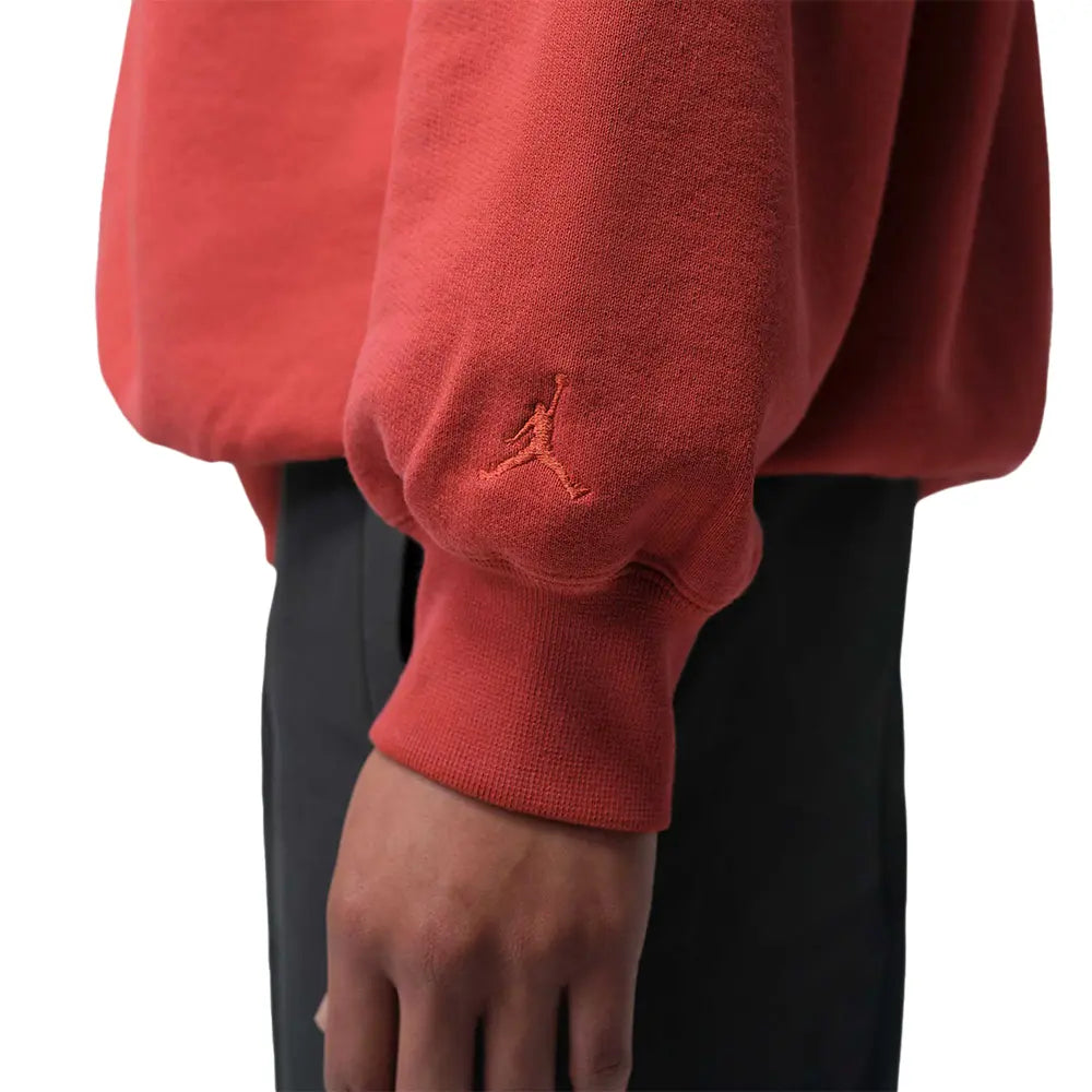 BIKE AIR x Nigel Sylvester x Jordan Fleece Crew-Neck Sweatshirt 'Cinnabar'