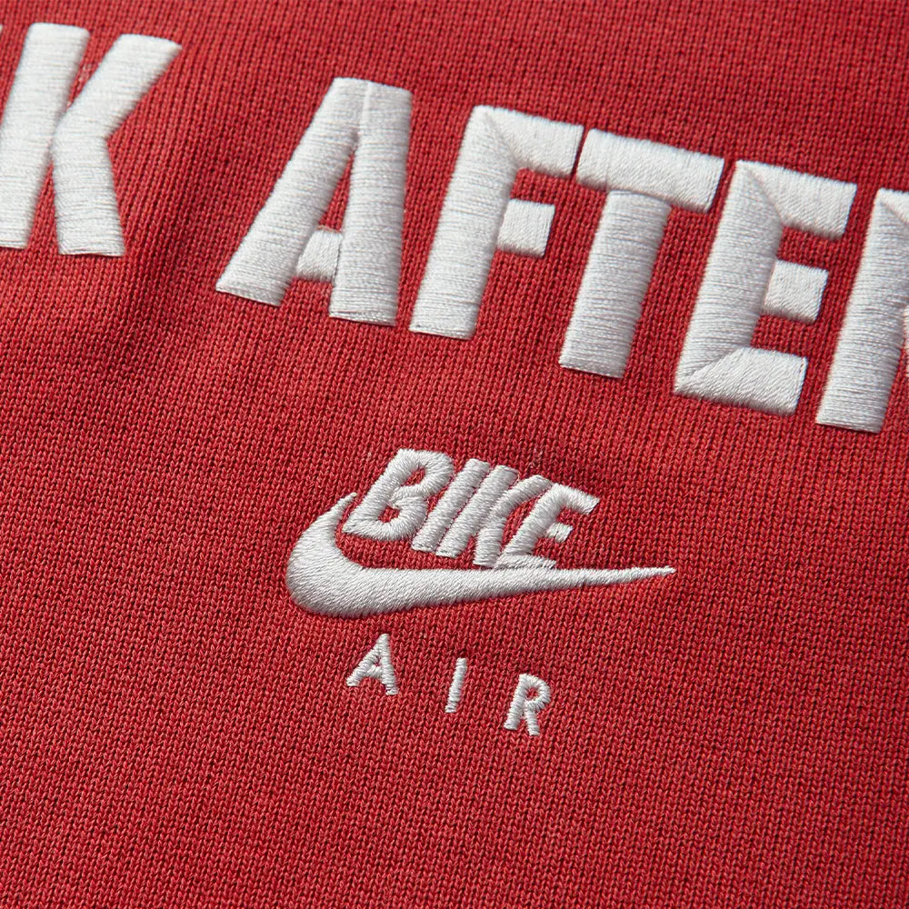 BIKE AIR x Nigel Sylvester x Jordan Fleece Crew-Neck Sweatshirt 'Cinnabar'