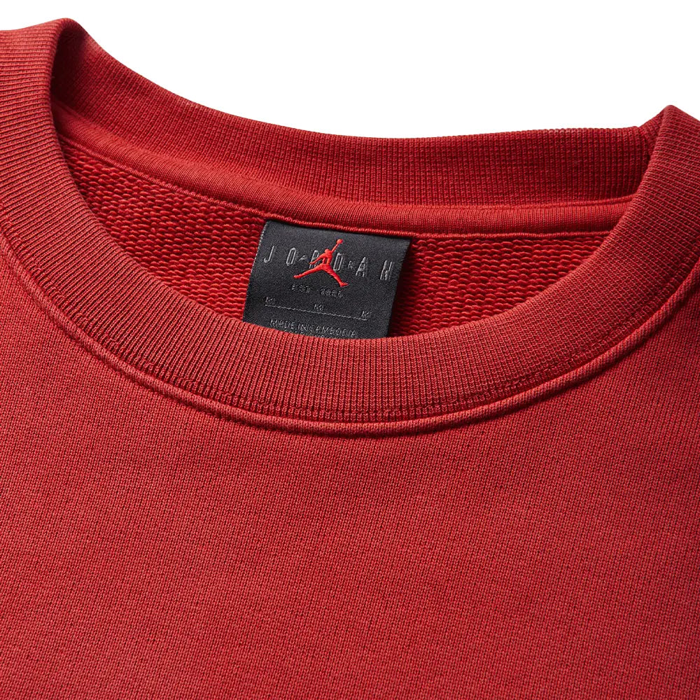BIKE AIR x Nigel Sylvester x Jordan Fleece Crew-Neck Sweatshirt 'Cinnabar'