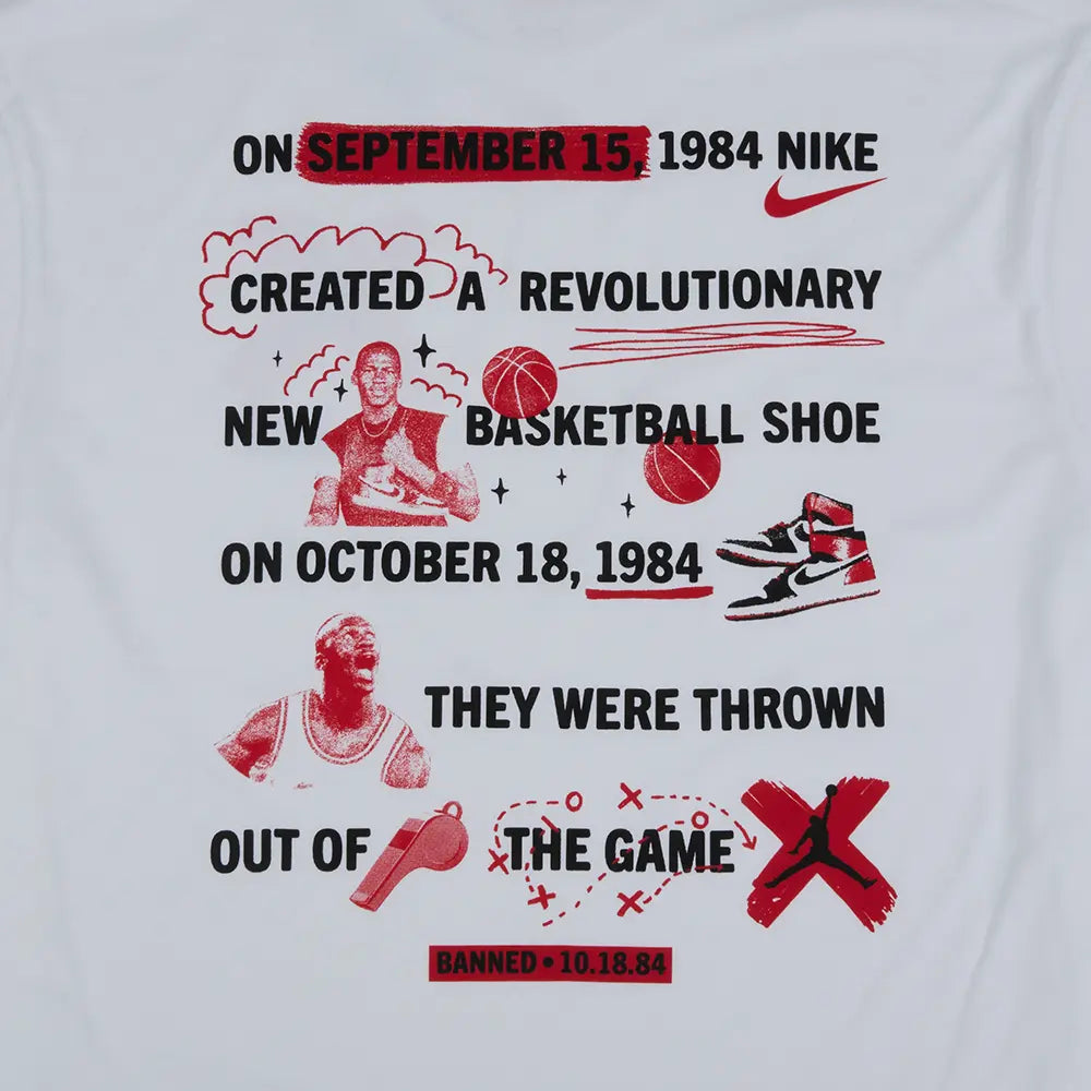Jordan Brooklyn Tee 'White'