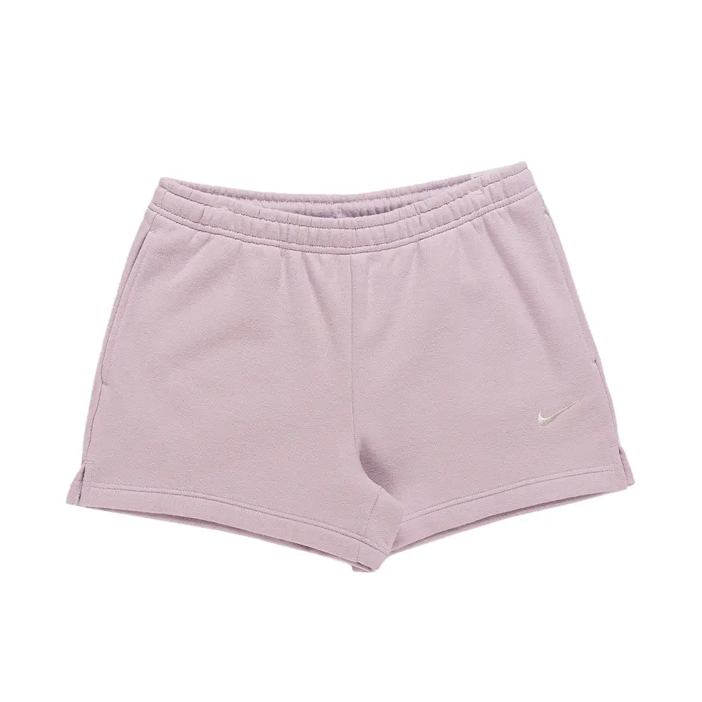 W Studio Fleece Medium Weight Mid-Rise Shorts 'Bleached Lilac Sail'
