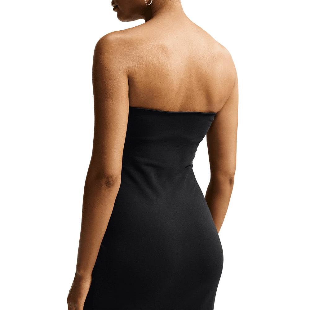 W NSW Tight Tube Dress 'Black Metallic Silver'