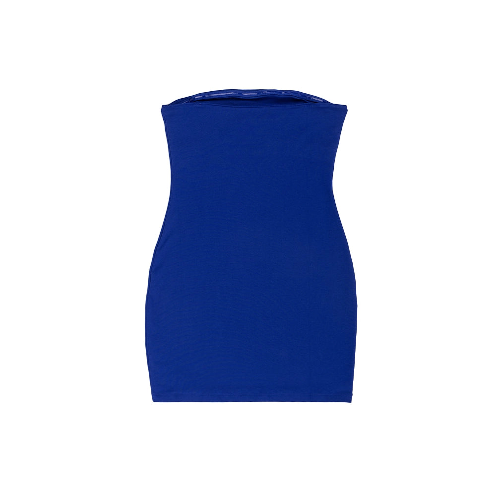 W NSW Tight Tube Dress 'Old Royal Metallic Silver'