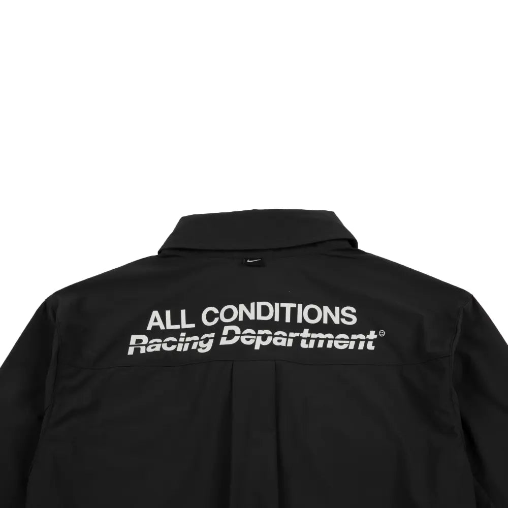 W ACG "Aireez" Button-Up Graphic Trail Running Top 'Dark Smoke Grey'