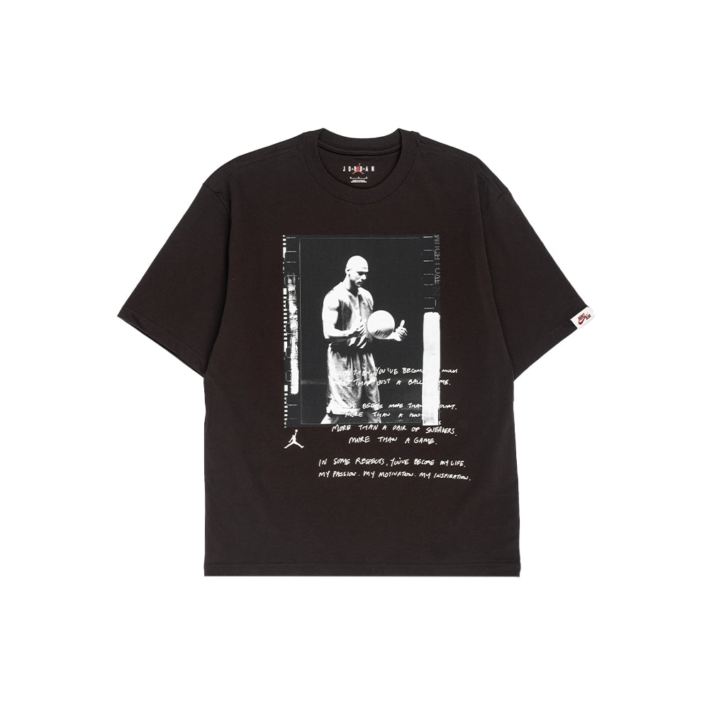 Jordan Brooklyn '85 Legends of the Game Short Sleeve Crew Tee 'Shadow Brown'