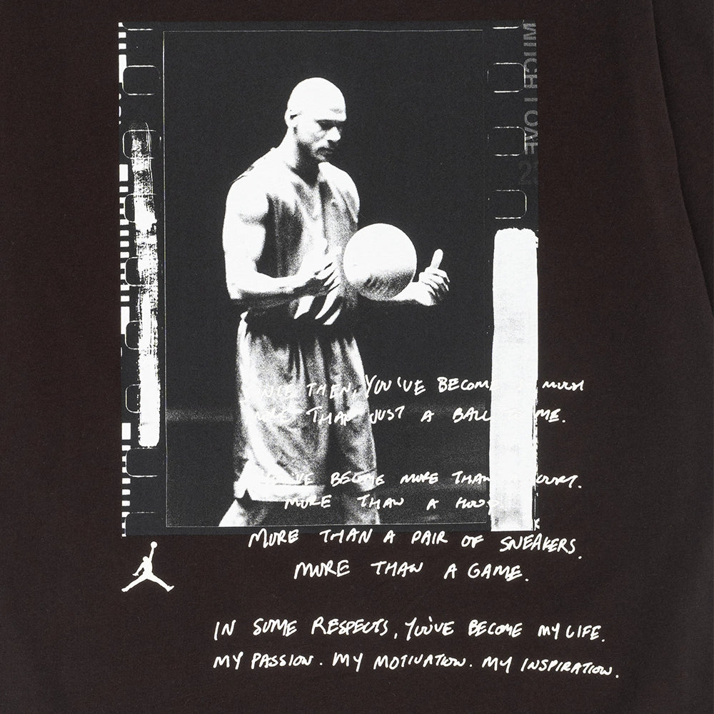 Jordan Brooklyn '85 Legends of the Game Short Sleeve Crew Tee 'Shadow Brown'