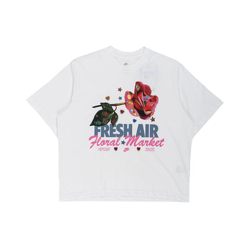 W NSW Classic Loose Boxy Tee 'White'