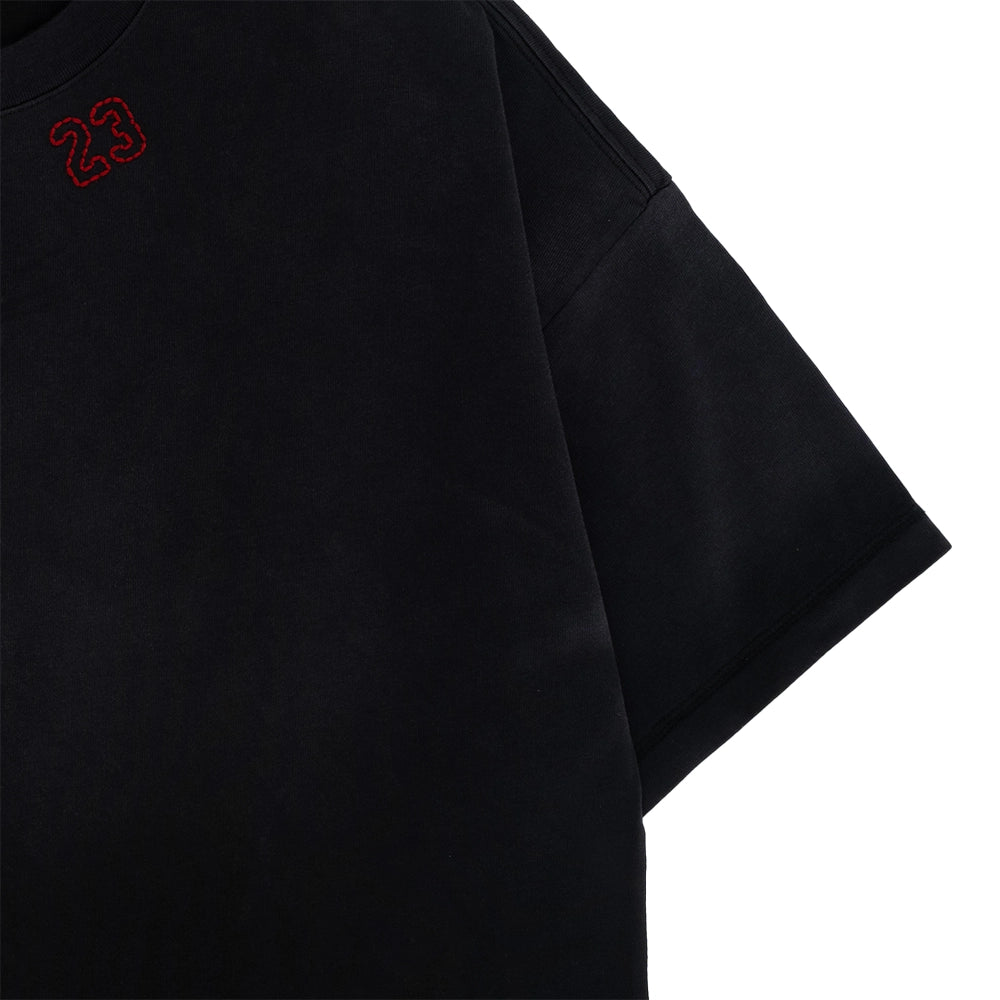 Jordan Neighborhood Pack News Tee 'Black Sail Varsity Red'