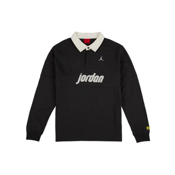 Jordan Brooklyn Long-Sleeve Polo 'Anthracite Sail'