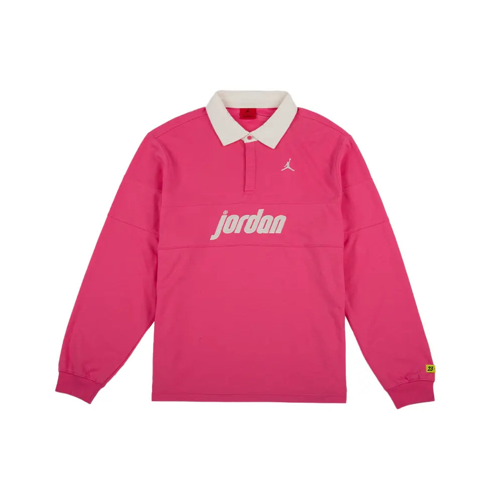 Jordan Brooklyn Long-Sleeve Polo 'Pinksicle Sail'