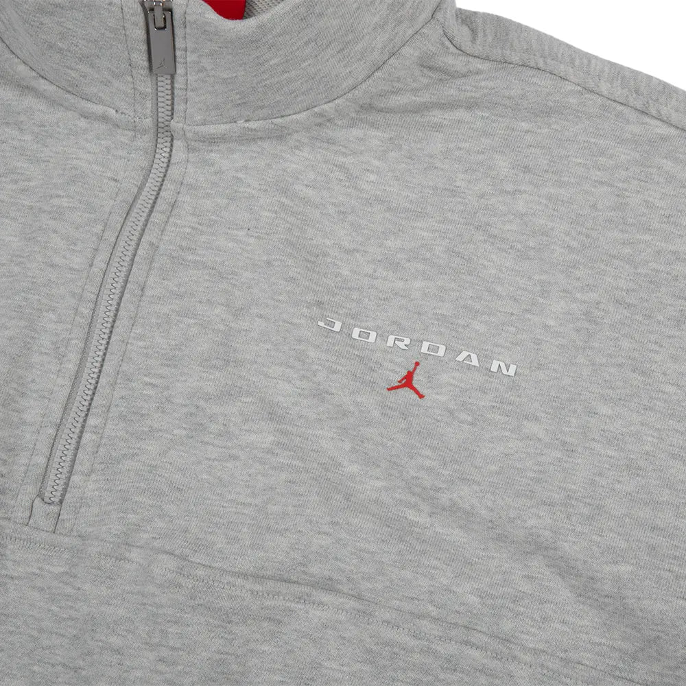 Jordan Flight Fleece 1/4-Zip Top 'Grey Heather'
