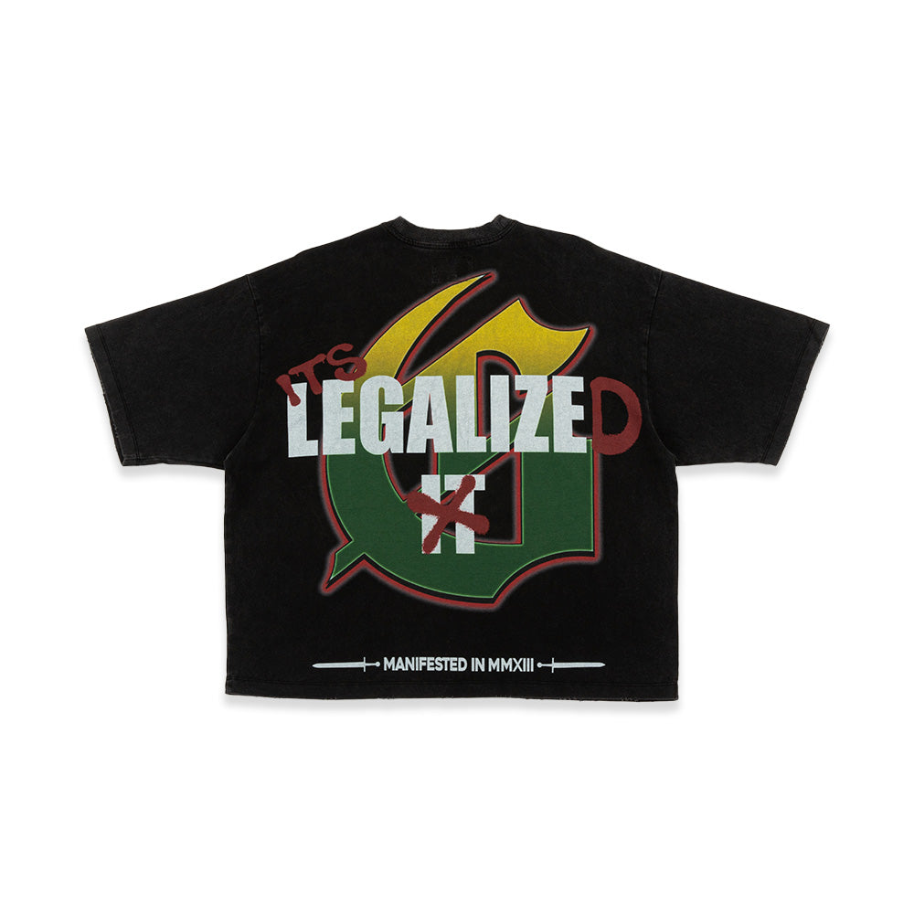 Indoor Graphic Tee 'Black Ice'