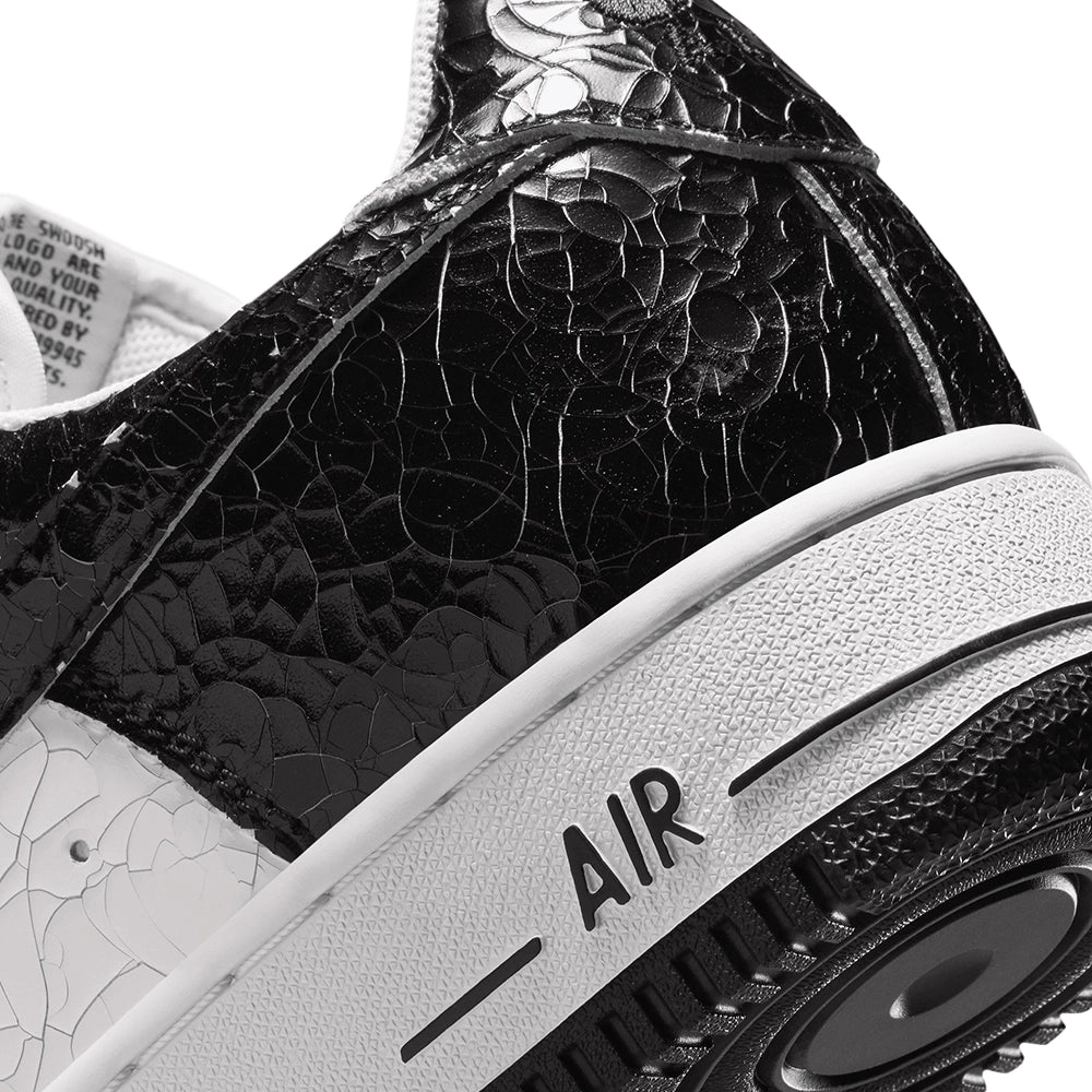 Air Force 1 '01 'Cracked Leather Pack Black White'