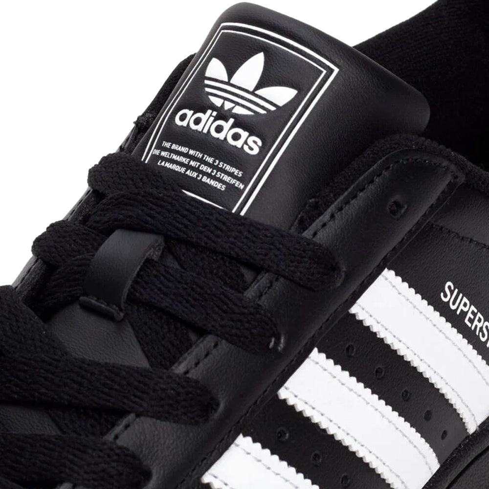 adidas Kids' Grade School Superstar II Shoes, Size 6.5, Black/White adidas Kids' Grade School Superstar II Shoes, Size 6.5, Black/White