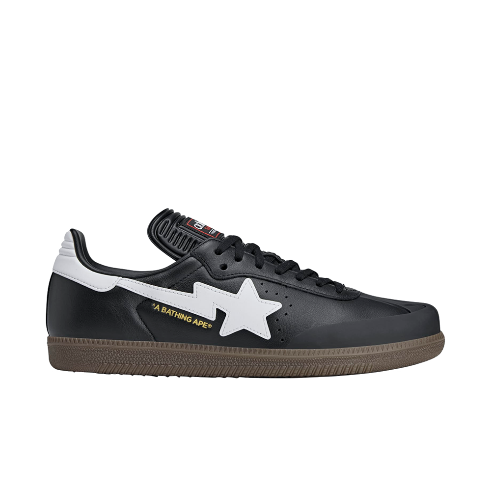 Samba Bape 'Core Black White'