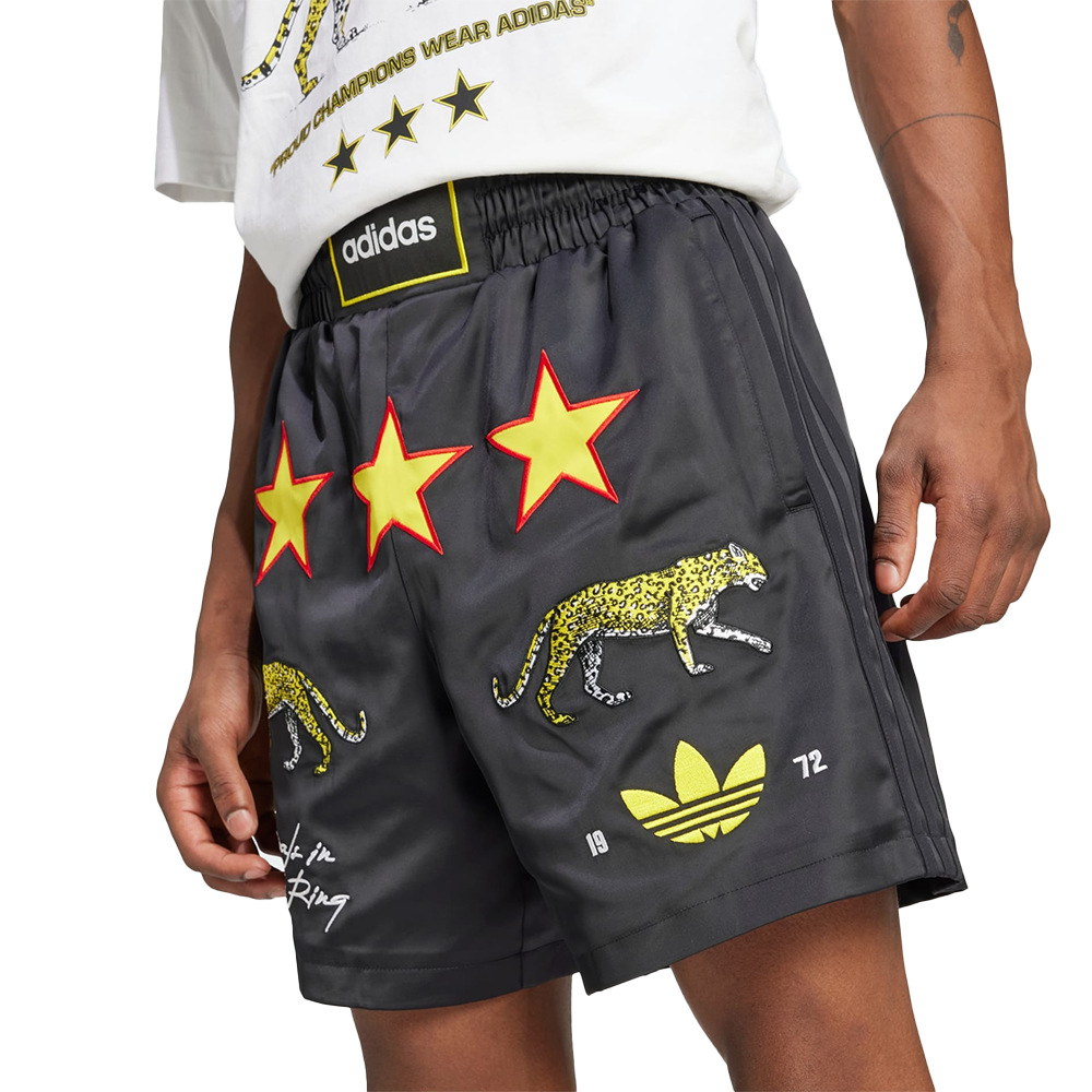 adidas "In the Ring" Graphic Boxing Shorts 'Black'
