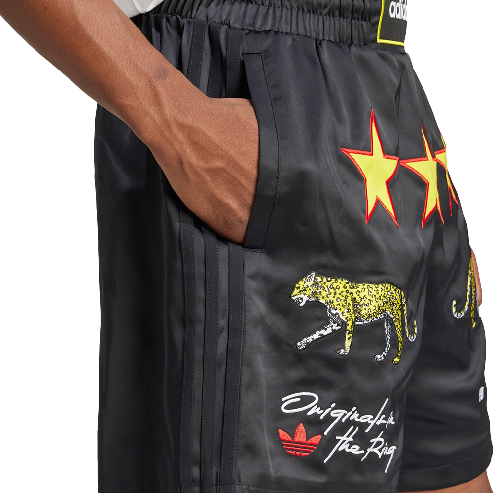 adidas "In the Ring" Graphic Boxing Shorts 'Black'