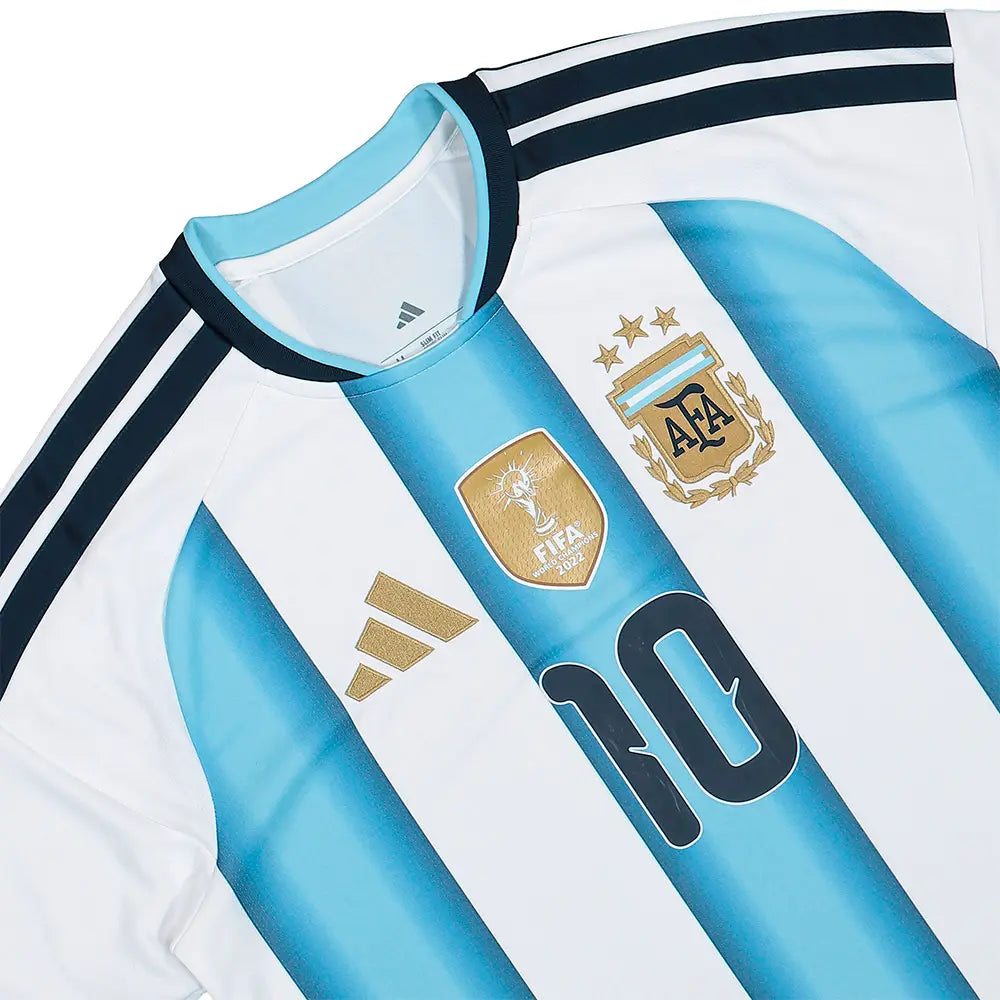 Argentina 26 Home Messi Jersey 'White Icey Blue'
