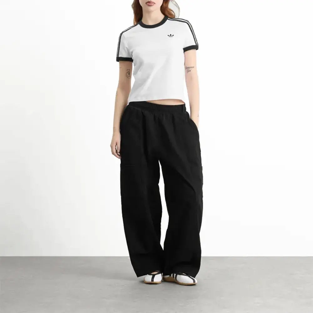 W 3-Stripes Slim Tee 'White Black'