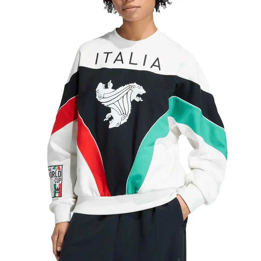 W Italia Coppa Del Mundo Crew Sweater 'Cloud White'