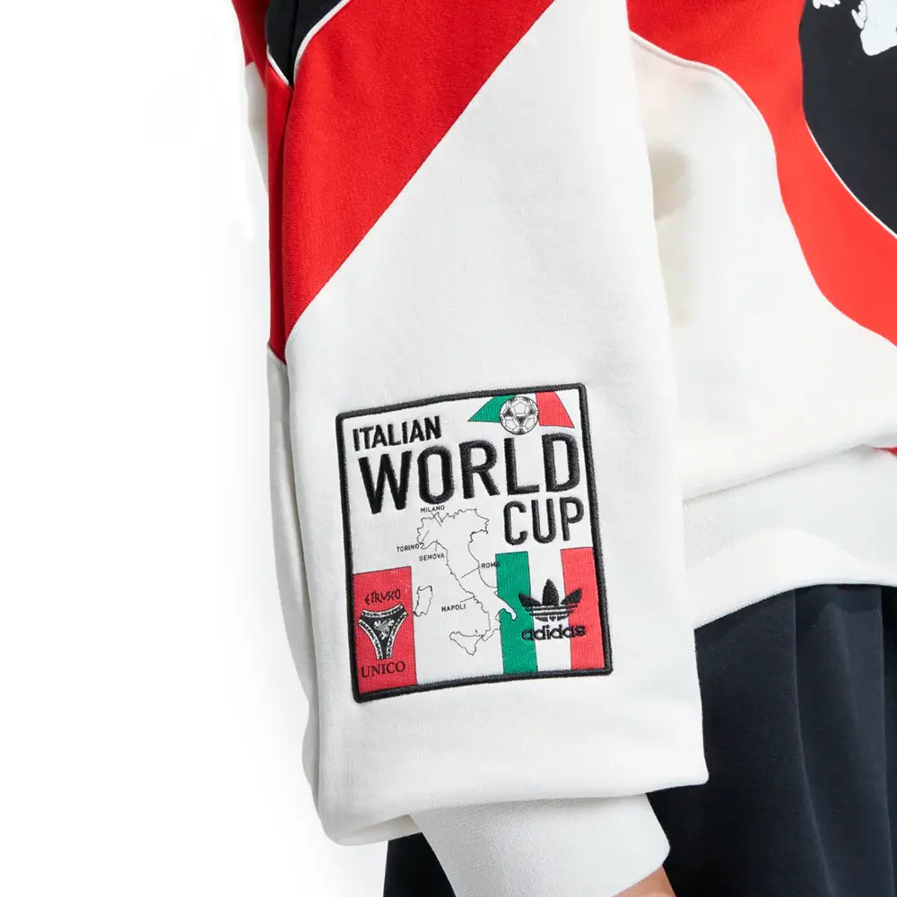 W Italia Coppa Del Mundo Crew Sweater 'Cloud White'