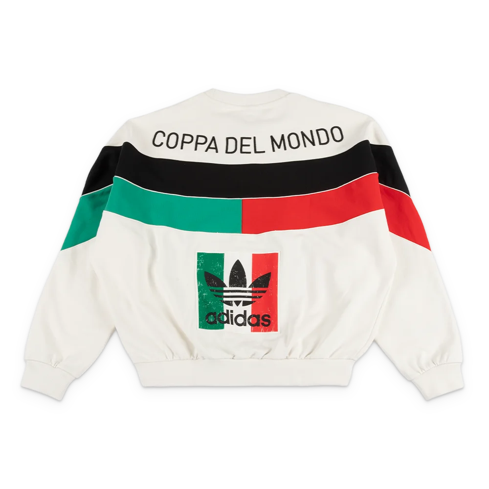 W Italia Coppa Del Mundo Crew Sweater 'Cloud White'