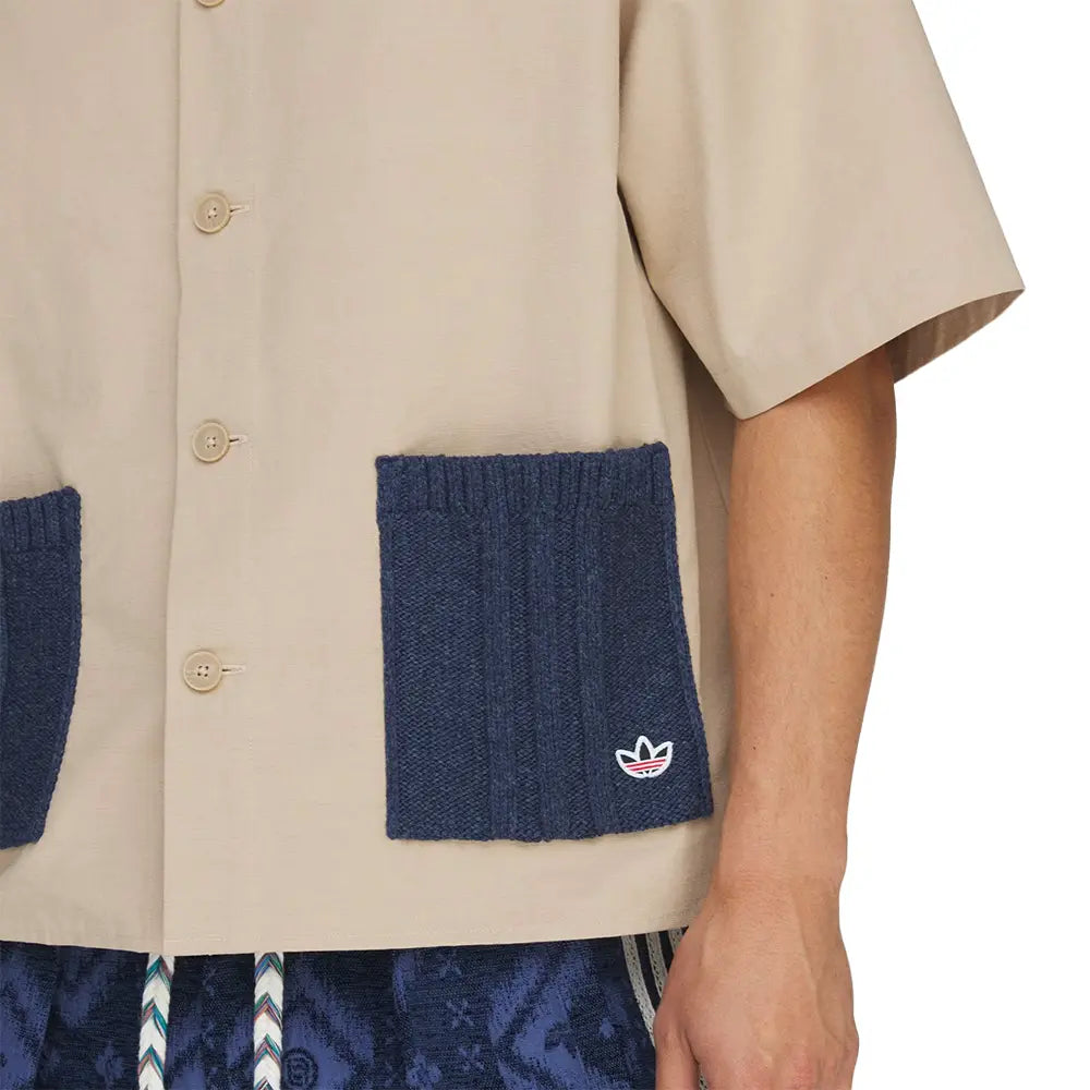 CLOT x Redifined Utility Short Sleeve Shirt By Edison Chen 'Warm Sandstone'