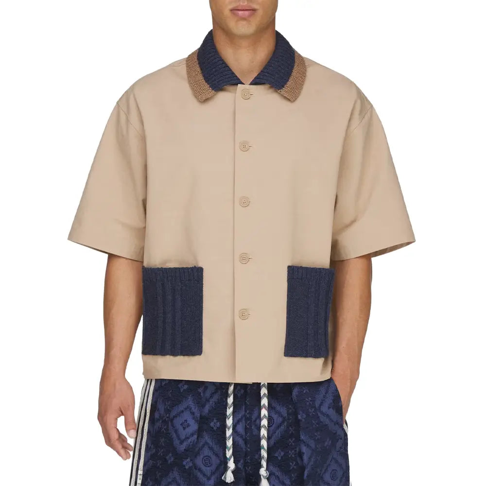 CLOT x Redifined Utility Short Sleeve Shirt By Edison Chen 'Warm Sandstone'