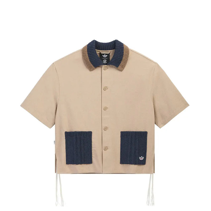 CLOT x Redifined Utility Short Sleeve Shirt By Edison Chen 'Warm Sandstone'