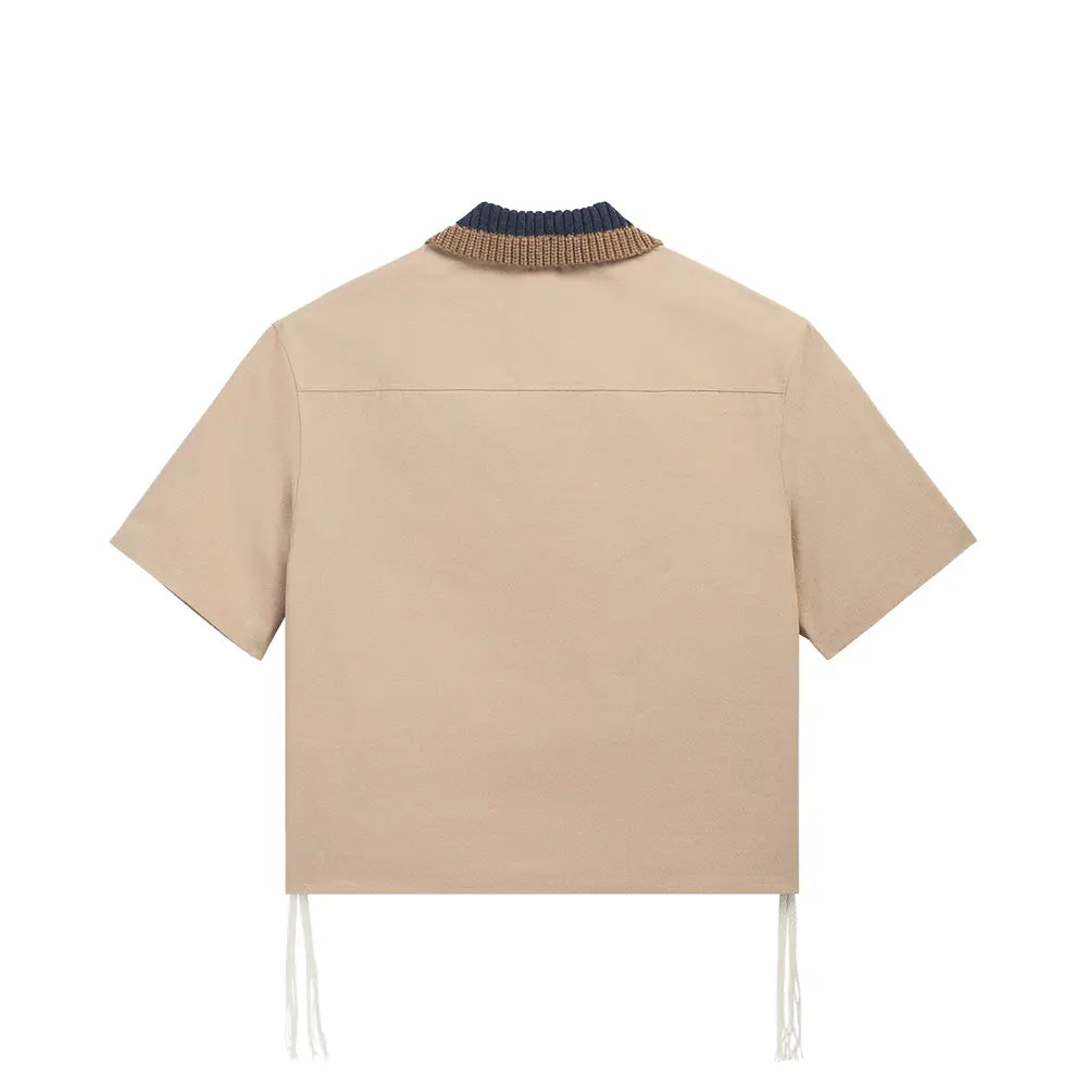CLOT x Redifined Utility Short Sleeve Shirt By Edison Chen 'Warm Sandstone'