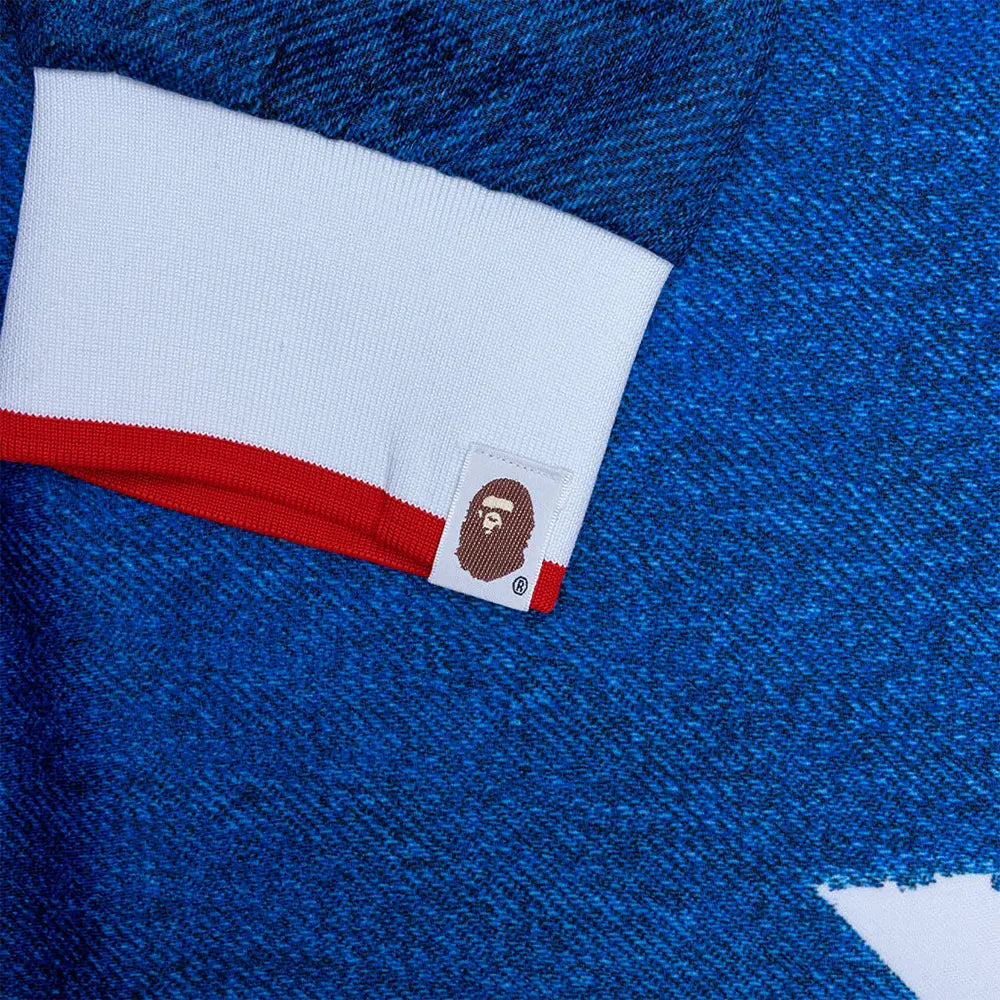 BAPE® x adidas LS Star Jersey 'Medium Blue Denim'