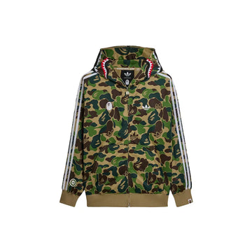 BAPE® x adidas Shark Track Hoodie 'Crew Green'
