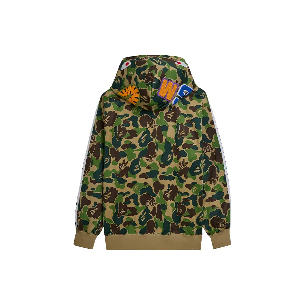 BAPE® x adidas Shark Track Hoodie 'Crew Green'