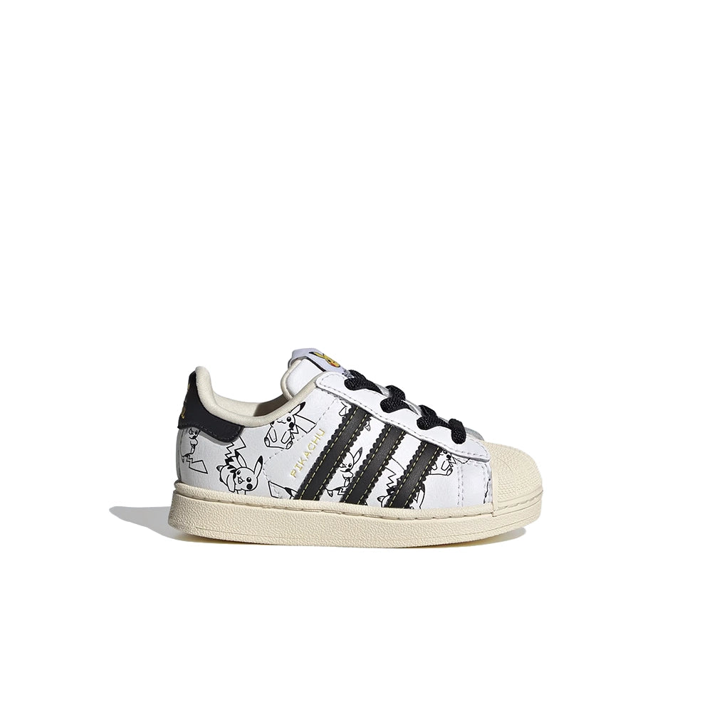 Pokémon x Superstar II Elastic Lace TD 'Pikachu White'