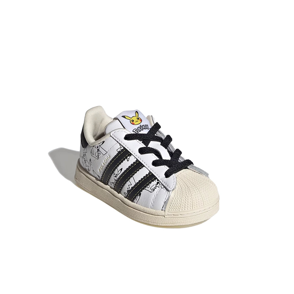Pokémon x Superstar II Elastic Lace TD 'Pikachu White'