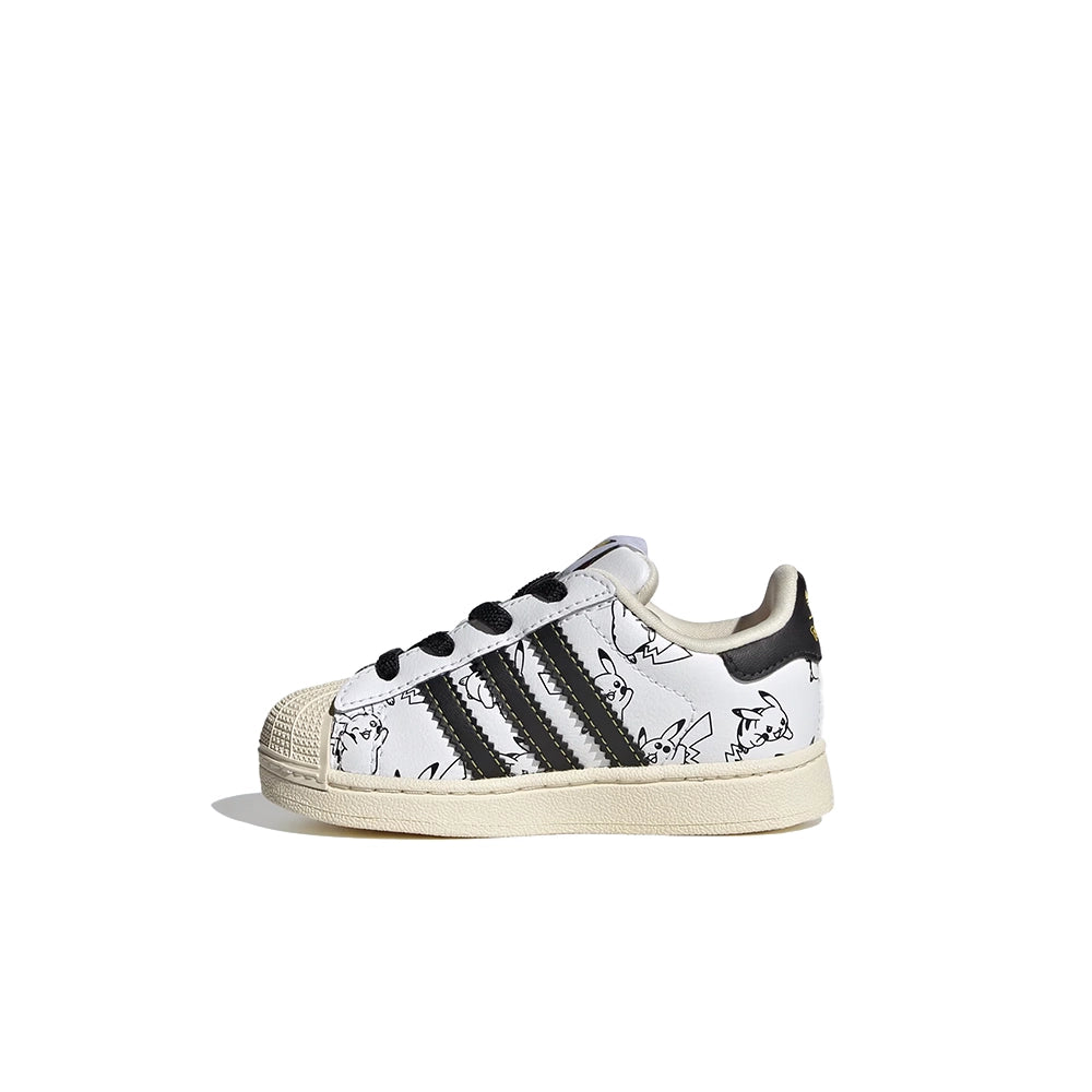 Pokémon x Superstar II Elastic Lace TD 'Pikachu White'