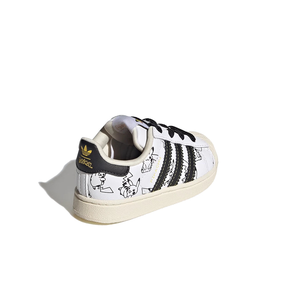 Pokémon x Superstar II Elastic Lace TD 'Pikachu White'
