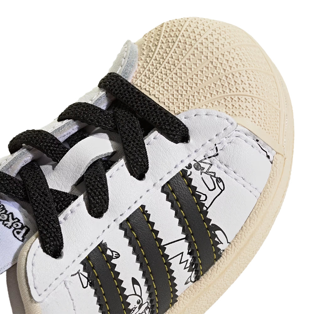 Pokémon x Superstar II Elastic Lace TD 'Pikachu White'