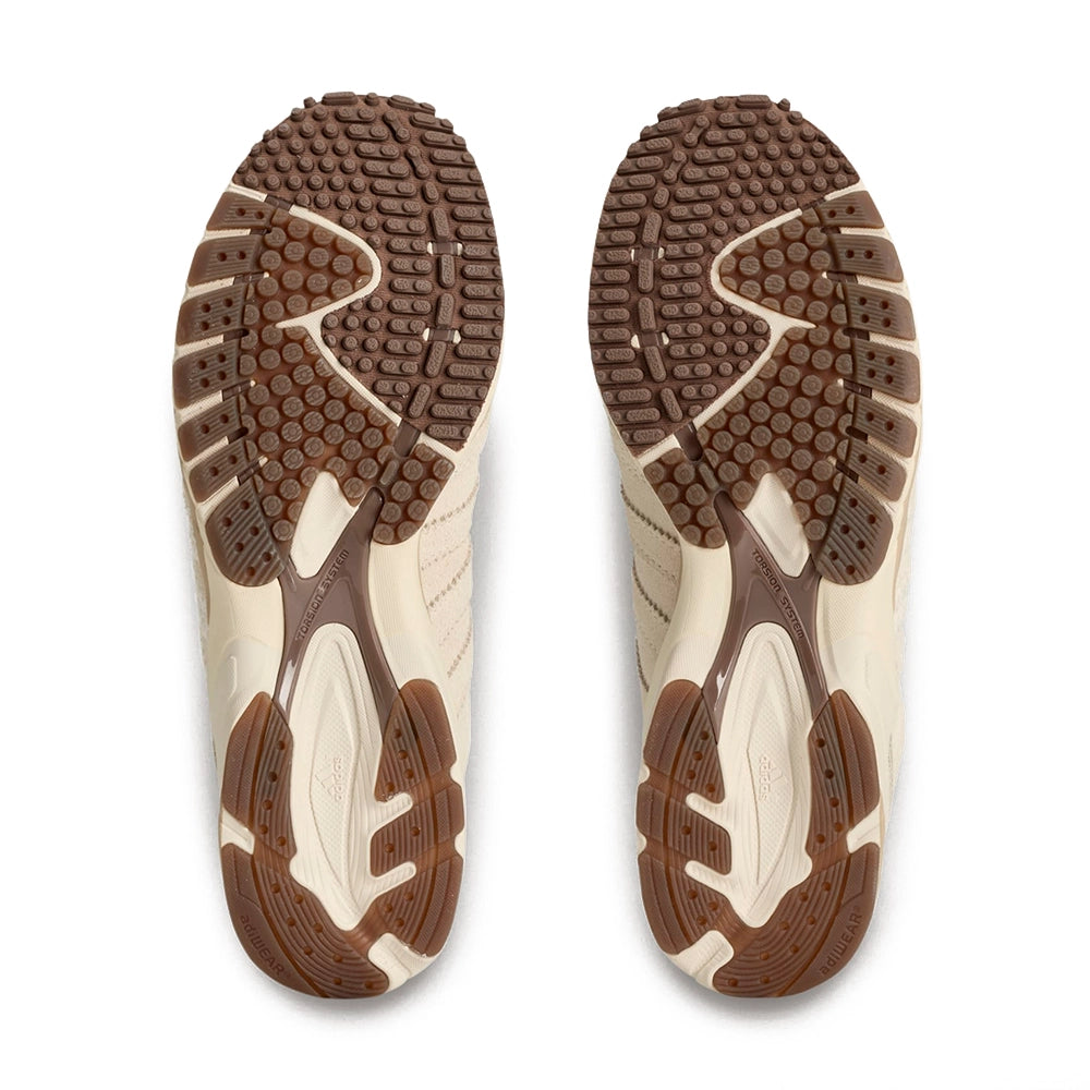 WB x Adizero Adios Suede 'Wonder White Dark Brown'
