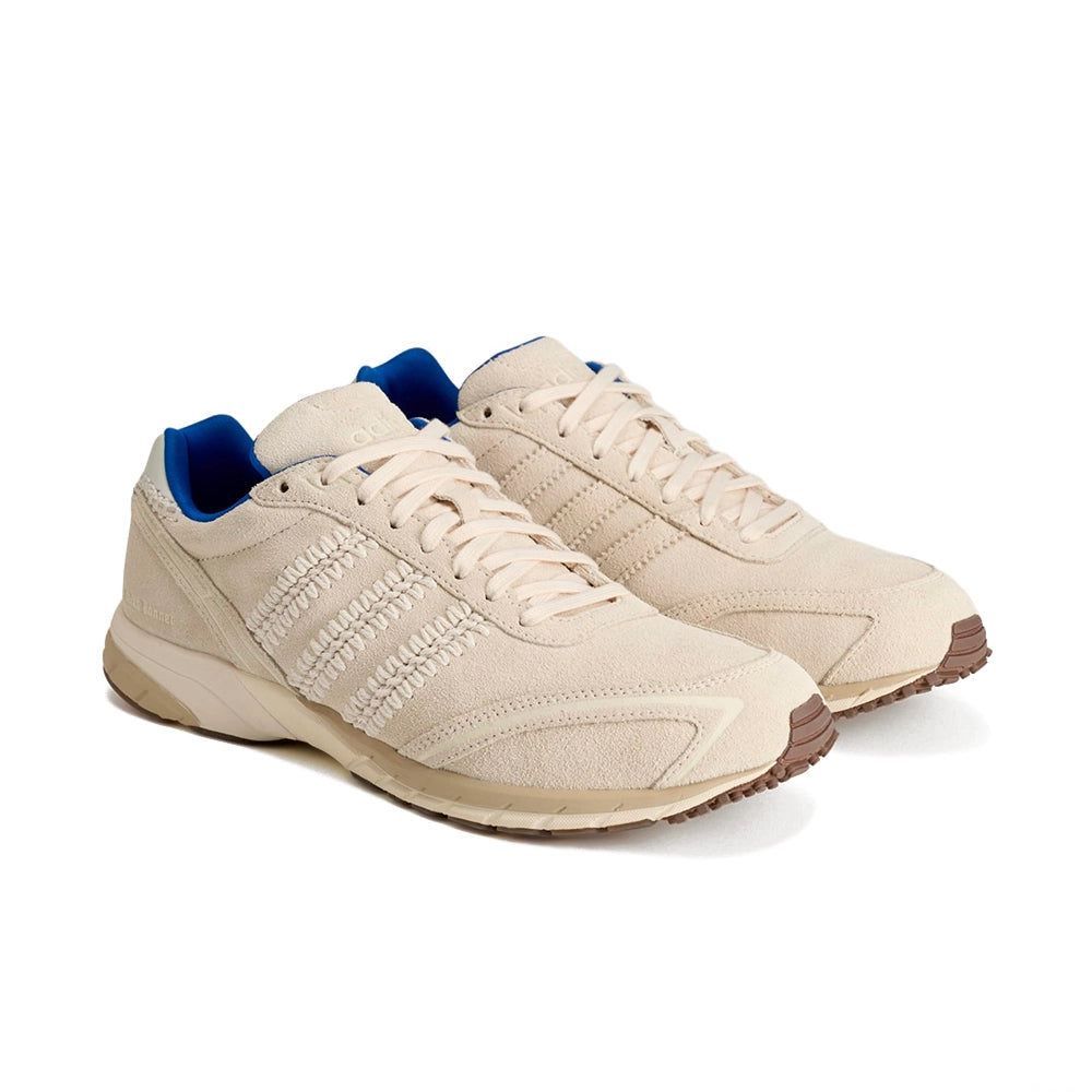 WB x Adizero Adios Suede 'Wonder White Dark Brown'