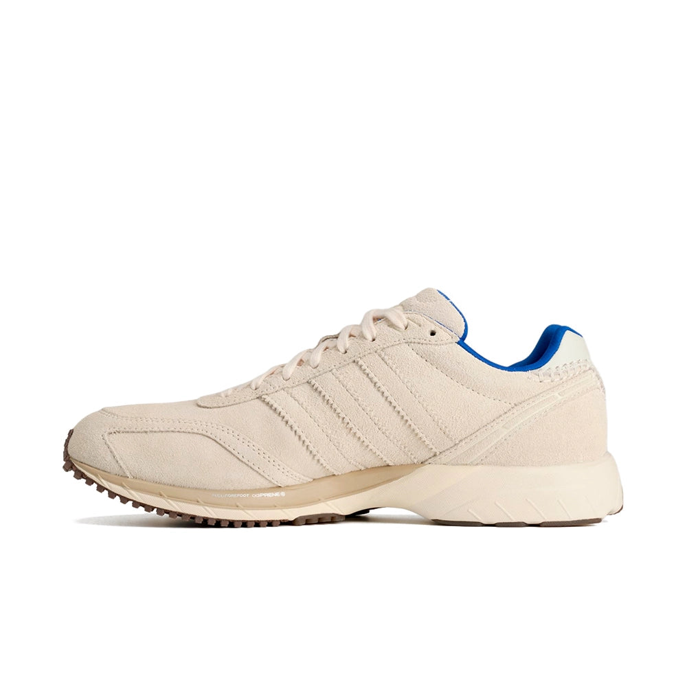 WB x Adizero Adios Suede 'Wonder White Dark Brown'
