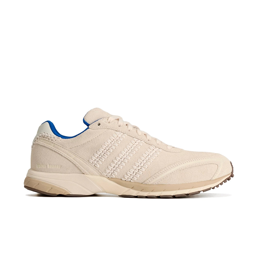 WB x Adizero Adios Suede 'Wonder White Dark Brown'