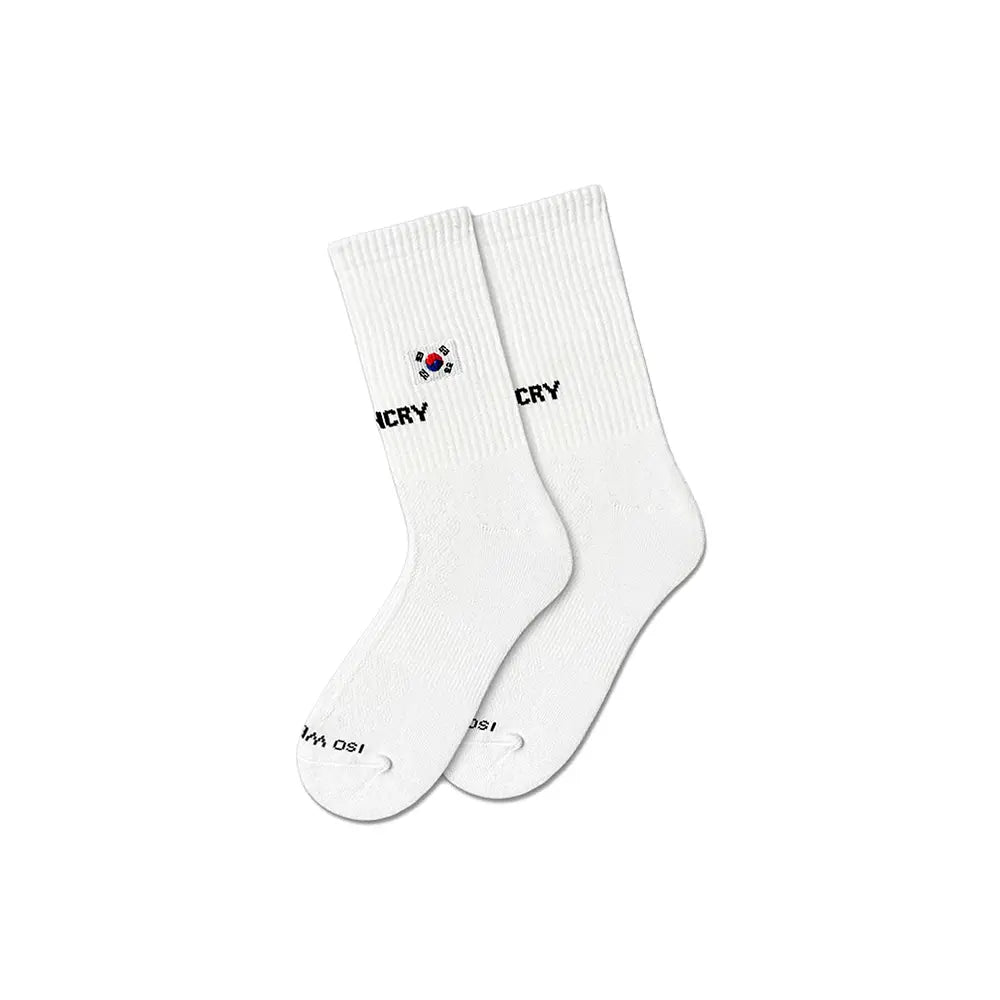 Korea Socks 'White'