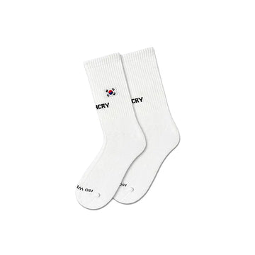 Korea Socks 'White'