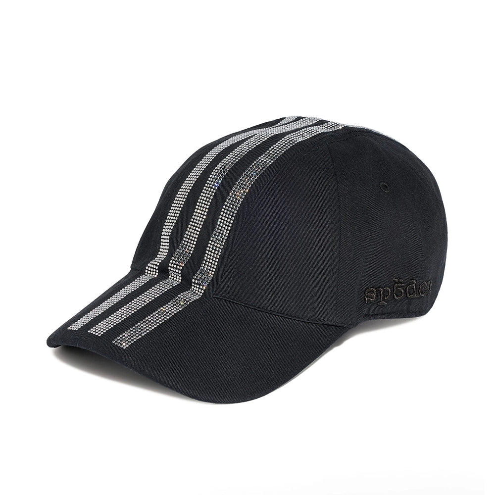 SP5DER x Rhinestone Cap 'Black'