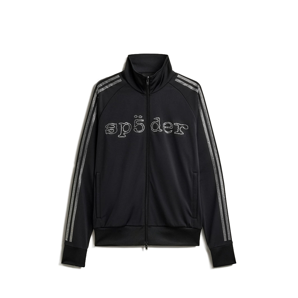 SP5DER x Rhinestone Track Top 'Black'