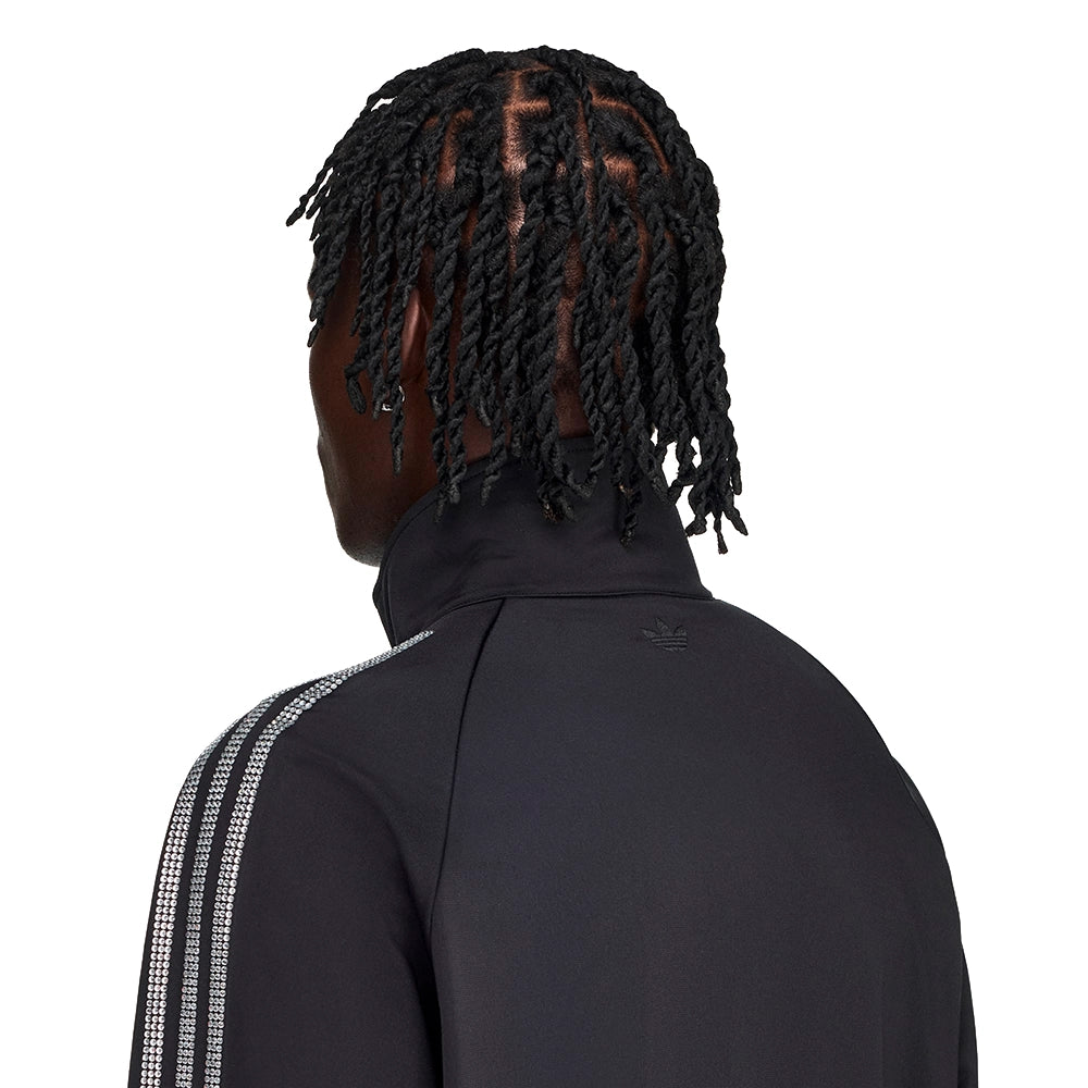 SP5DER x Rhinestone Track Top 'Black'