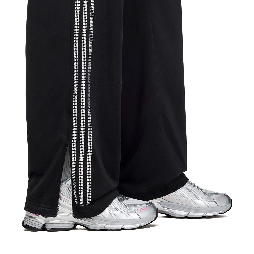 SP5DER x Rhinestone Track Pants 'Black'