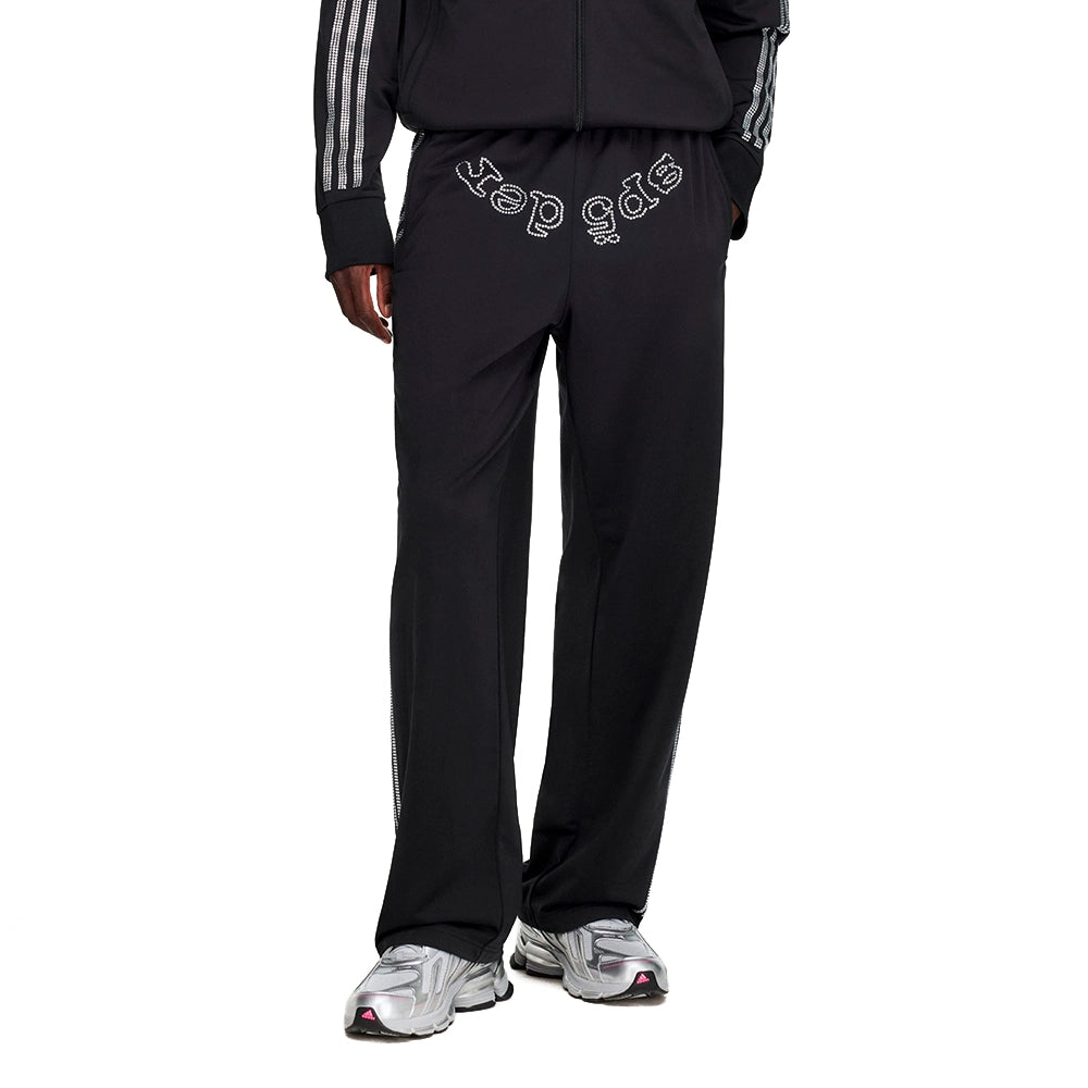 SP5DER x Rhinestone Track Pants 'Black'