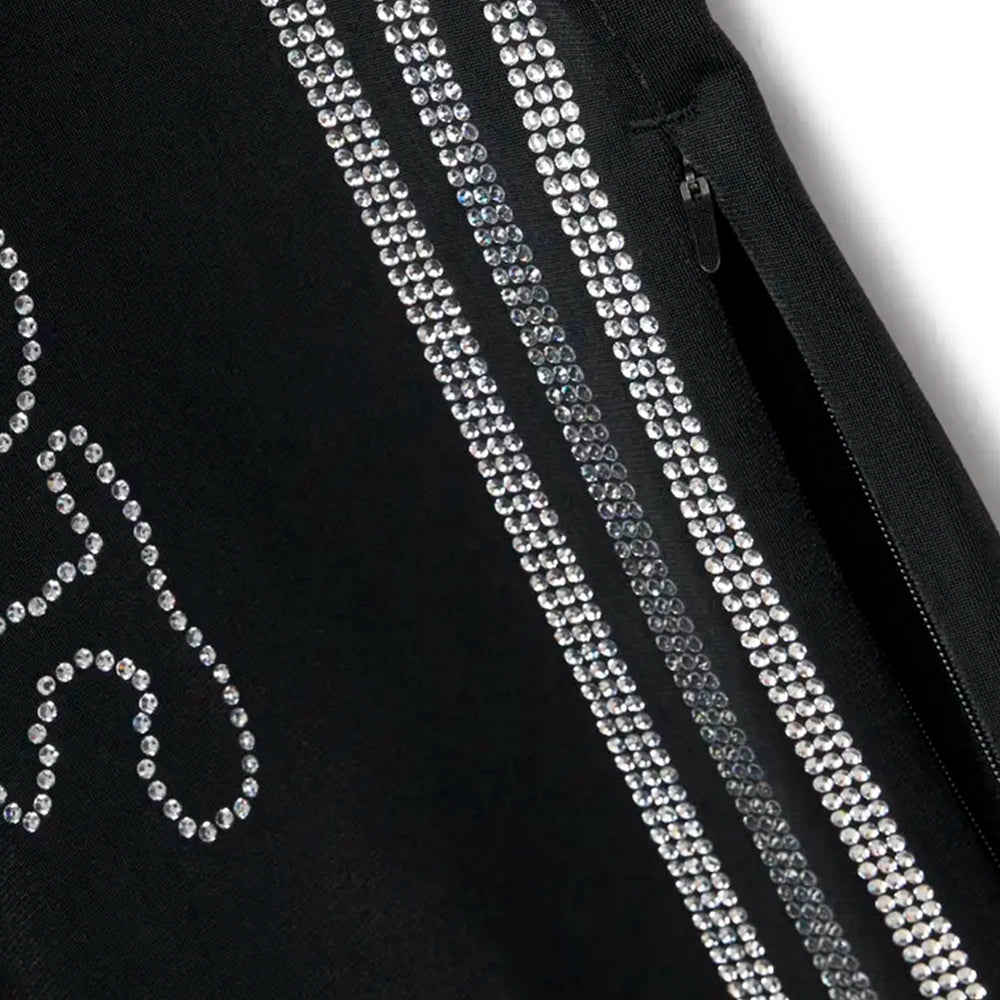 SP5DER x Rhinestone Track Pants 'Black'